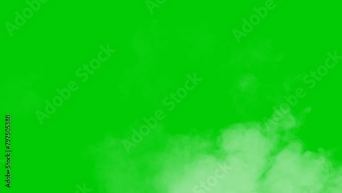 The smoke video effect green screen is a captivating visual asset featuring realistic smoke effects against a green screen background.  photo