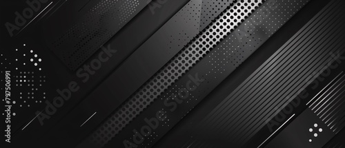 Wallpaper Mural 3D Luxury modern black gradient composition background decorative with diagonal geometric shape Torontodigital.ca