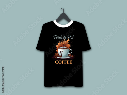 modern tea t shirt desgn illustration photo