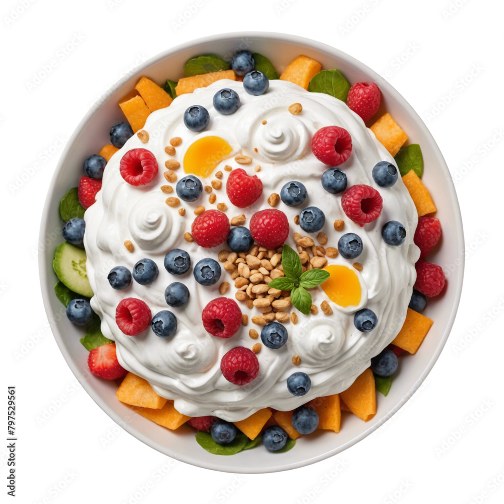 Dairy queen chocolate blizzard with chocolate fudge and chocolate chip in a plat top view on Isolated transparent background png. generated with AI Dairy queen chocolate blizzard with chocolate fudge and chocolate chip in a plat top view on Isolated transparent background png. generated with AI