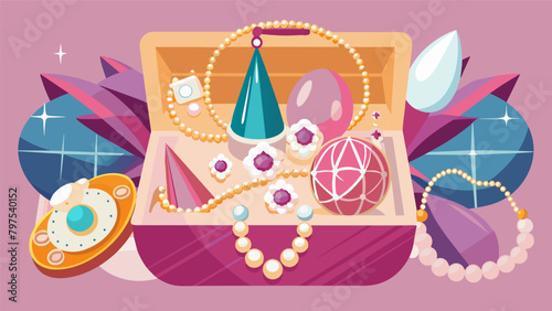 A jewelry making kit filled with sparkling Swarovski crystals lustrous pearls and luxurious gold findings allowing for the creation of beautiful and.