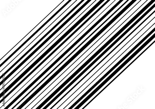 Fondo de líneas negras en diagonal en fondo blanco. photo
