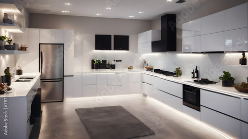 modern kitchen interior