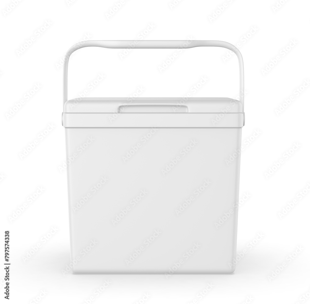 Blank hard cooler 3d template illustration for branding and mockup. Blank hard cooler 3d template illustration for branding and mockup.