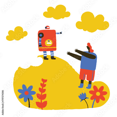 Love affair with robot