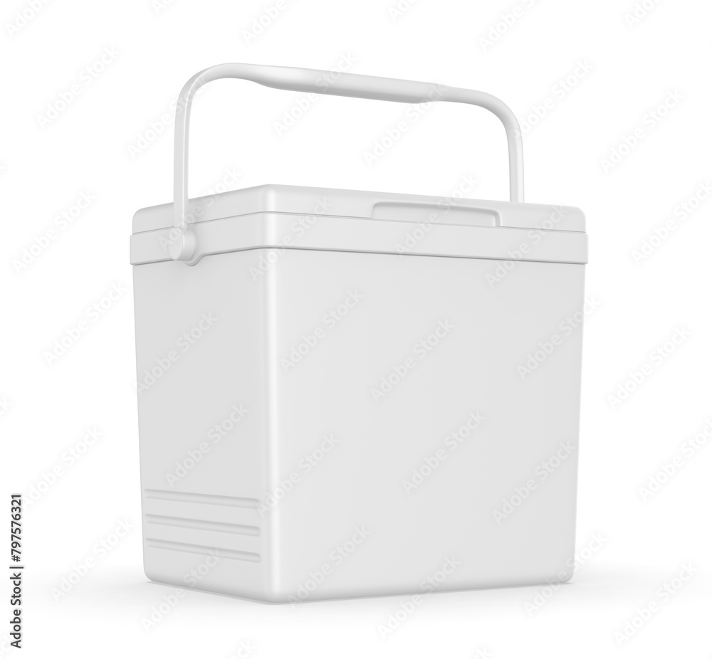 Blank hard cooler 3d template illustration for branding and mockup. Blank hard cooler 3d template illustration for branding and mockup.