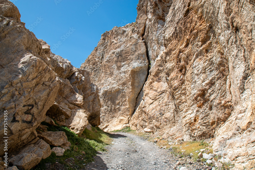 Rock formation at the coastline at the Therma Springs Beach Kos Island South Aegean Region (Südliche Ägäis) Greece