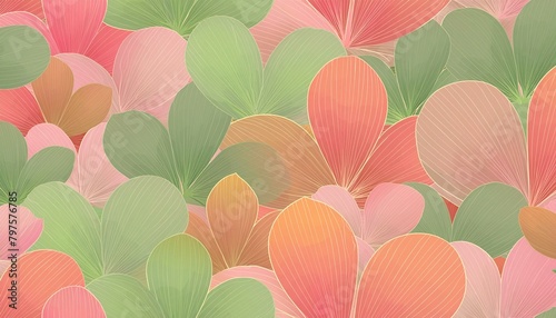 Abstract pastel pink, light green and sienna seamless pattern. can be used for wallpaper, poster, banner or texture design By Eigens Textures Patterns For Textile Designs Printing On Clothes
