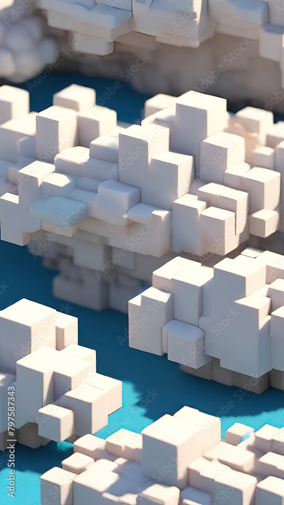 Fototapeta premium abstract 3d background