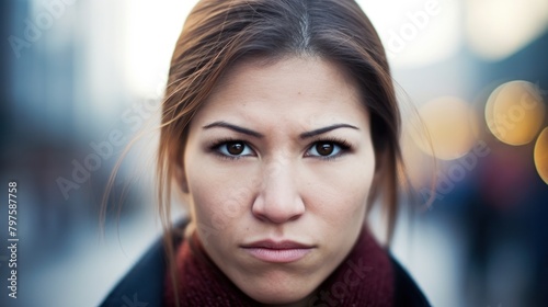 Wallpaper Mural a woman looking at the camera Torontodigital.ca