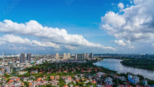 Vietnam Ho Chi Minh City Timelapse Day Time