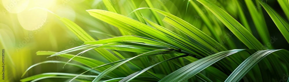 Striped of palm leaf, Abstract green texture background Palm leaves light green background Striped of palm leaf, Abstract green texture background Palm leaves light green background