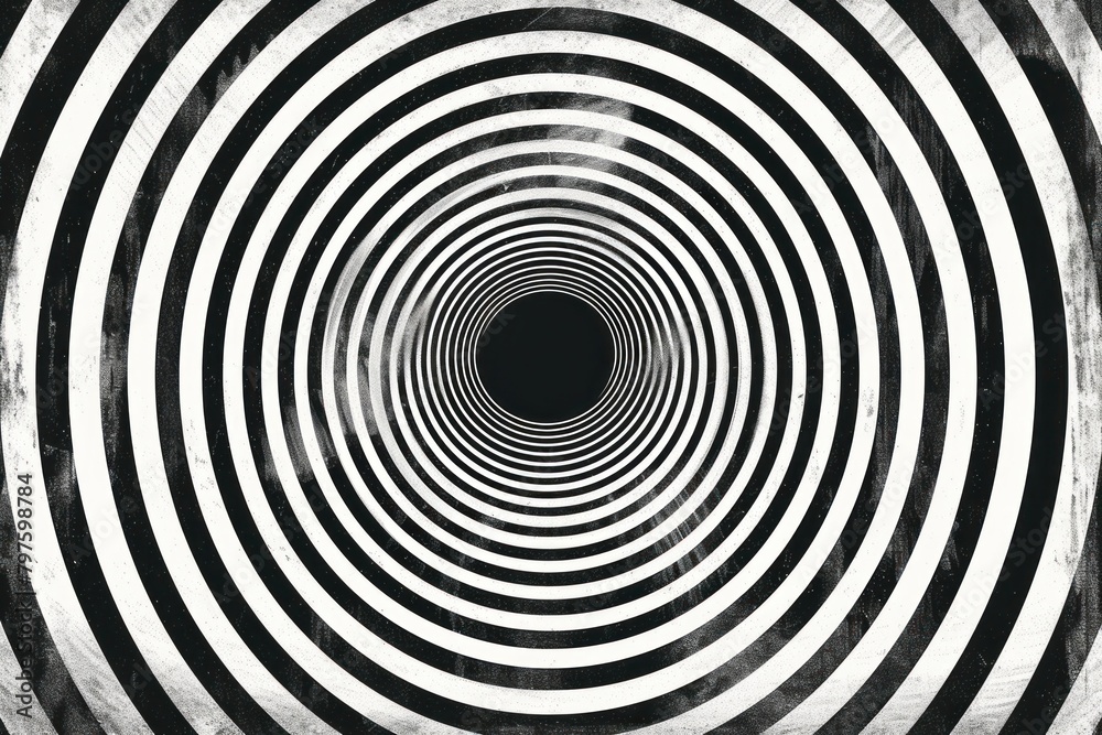 Doppler Effect abstract spiral black. Doppler Effect abstract spiral black.