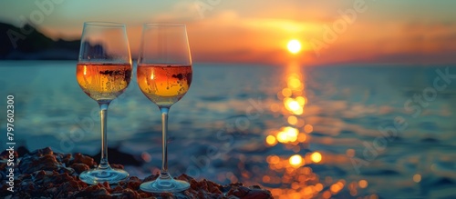 Glasses clink in celebration, echoing the joyous rhythm of hearts intertwined under the moonlit sky.
