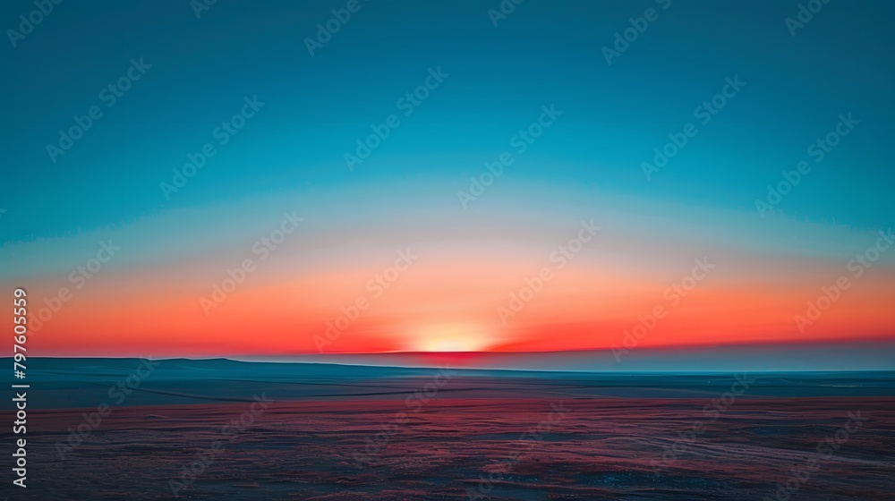 At sunset, the sky displays a beautiful gradient of orange to blue, creating a breathtaking and picturesque view. At sunset, the sky displays a beautiful gradient of orange to blue, creating a breathtaking and picturesque view.