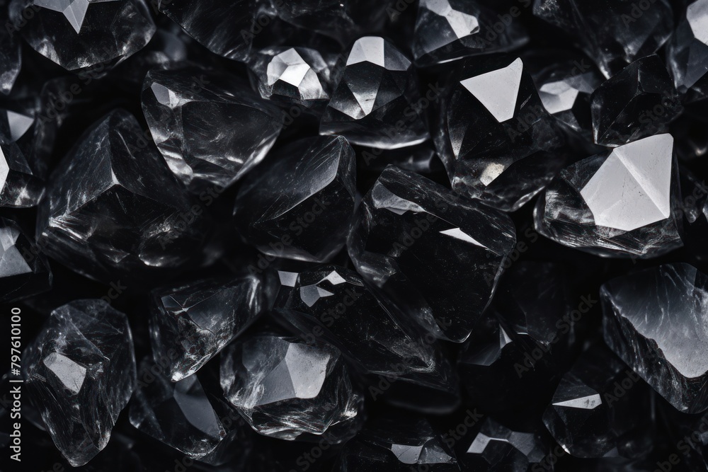 Crystal texture black backgrounds jewelry.