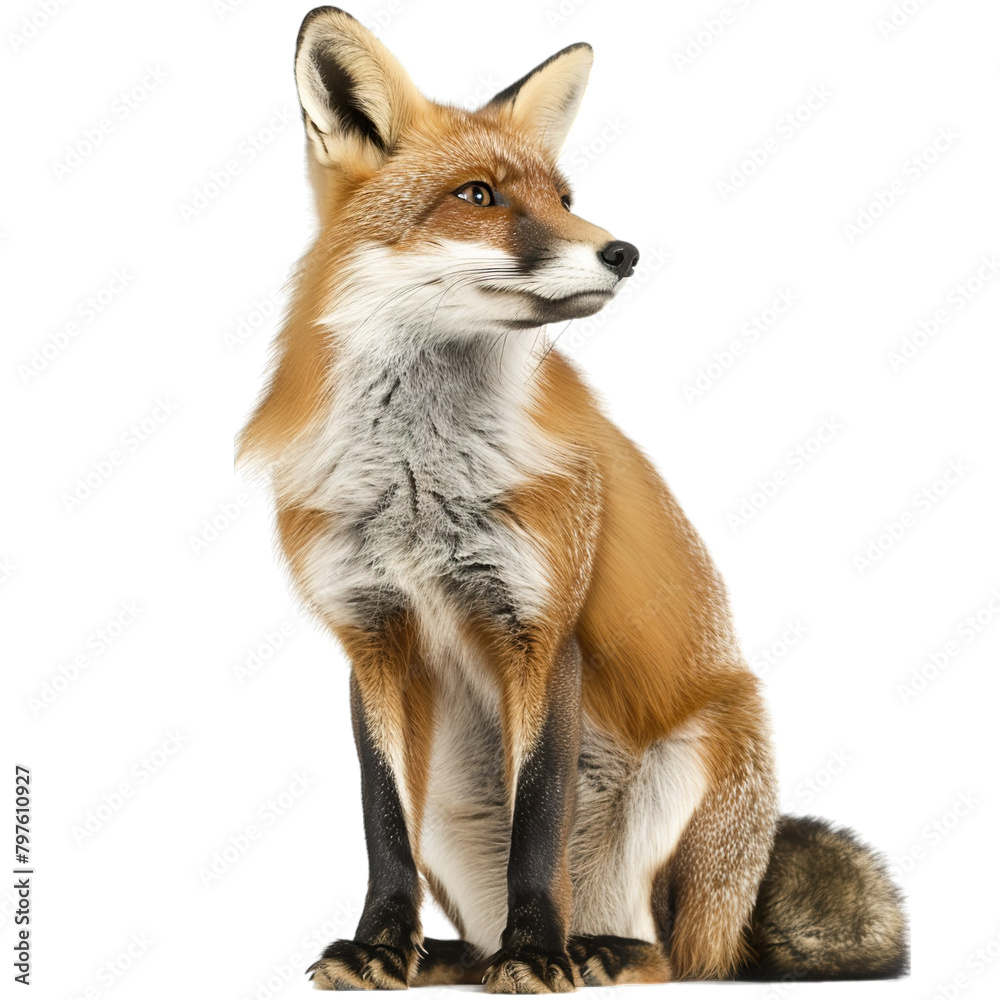 Fototapeta premium red fox vulpes