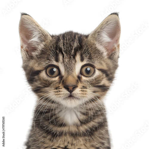 british cat isolated on white