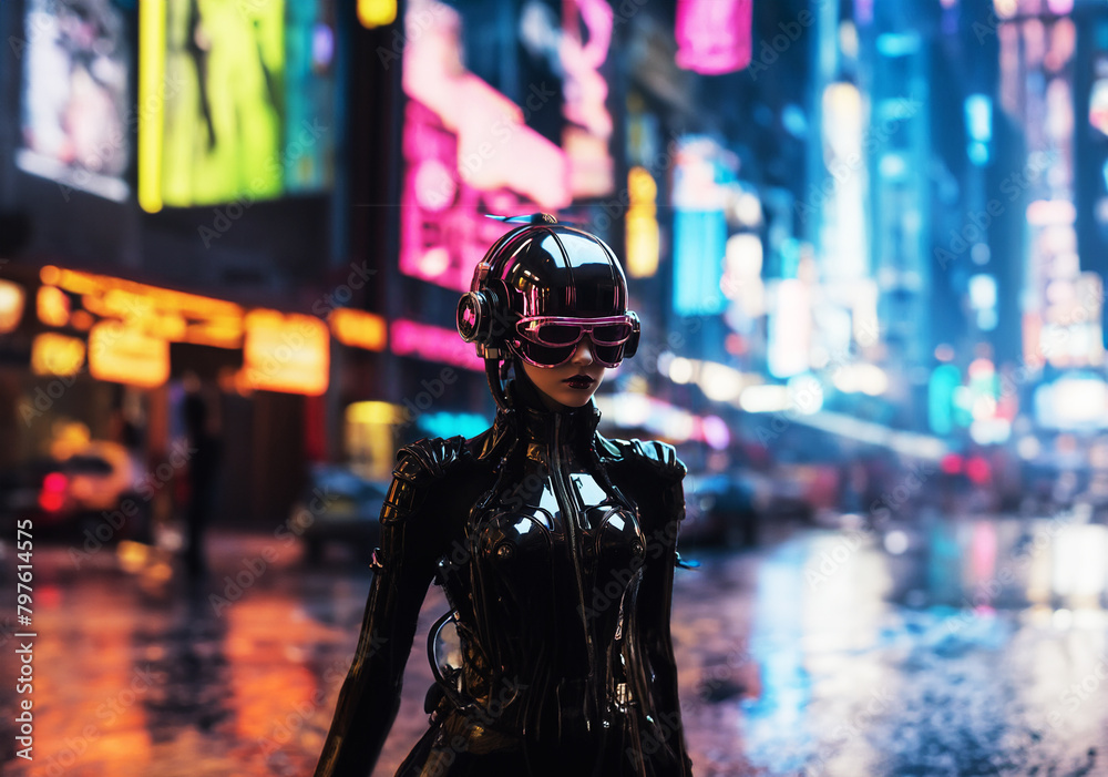 The AI robot learns and adapts, continually improving its performance.