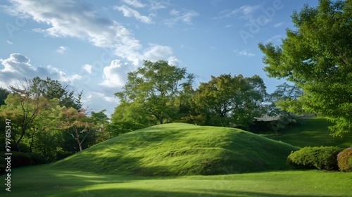 grass and blue sky