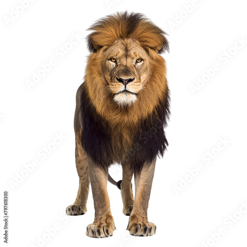 lion isolated on white