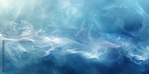 Misty abstract smoke background with flowing wisps and merging patterns 