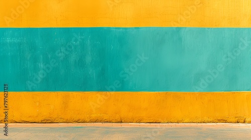Mustard and Turquoise Gradient Background, Copy Space, Mustard, turquoise, gradient background, copy space