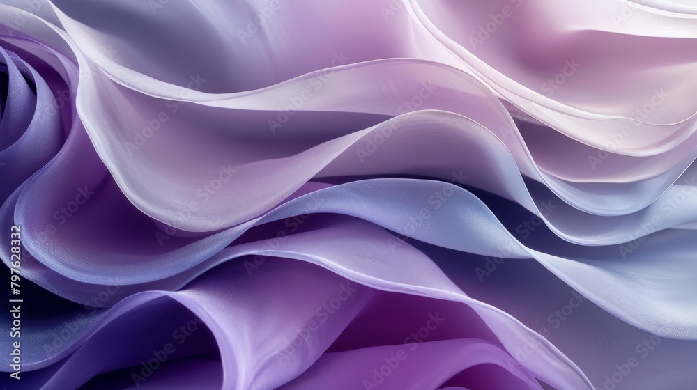 Close up of purple and white fabric