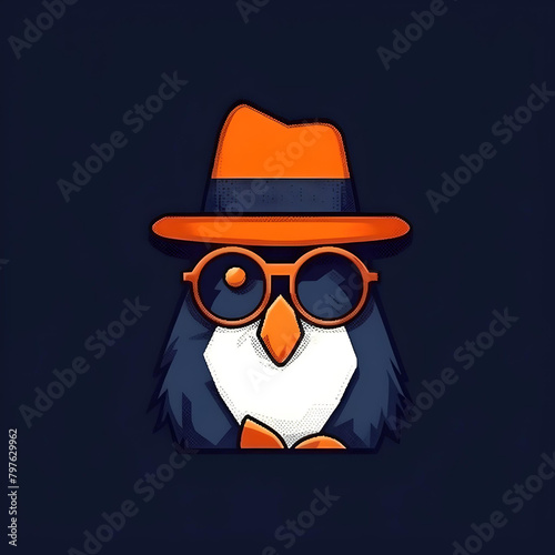 owl with sunglasses