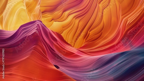 antelope canyon, orange yellow pink colors background, desert colors, 16:9