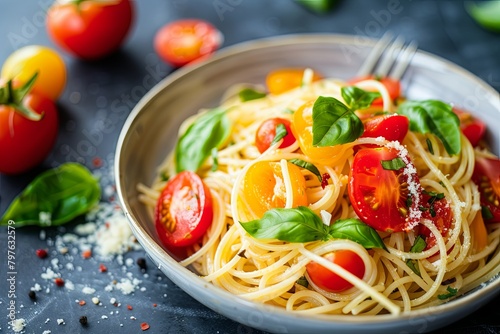 Blissful Bites: A Surrender to the Colors of Italian Spaghetti