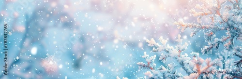 A snowflake rests in a snowcovered field under a cloudy sky