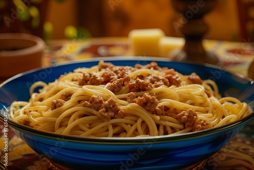 Perfect Spaghetti Delight: An Italian Dining Snapshot
