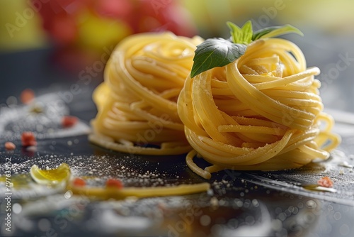 Spaghetti Metamorphosis  An Innovative Visual Fusion of Flavor and Beauty