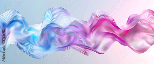 Abstract fabric shape with iridescent neon hues Futuristic minimalistic background abstract background of liquid motion vibrant neon colors pragma abstract background of liquid motion vibrant neon 