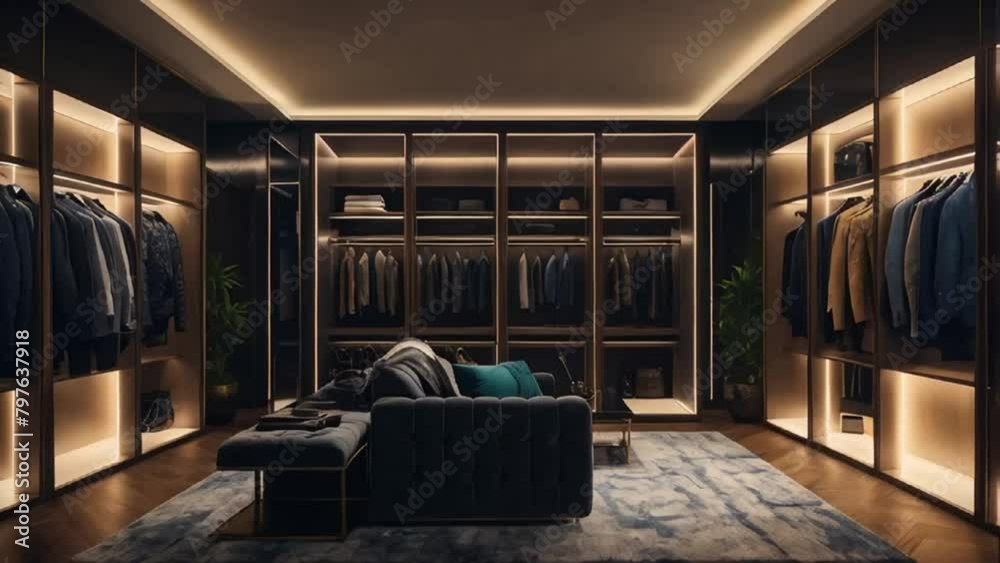 dressing room interior