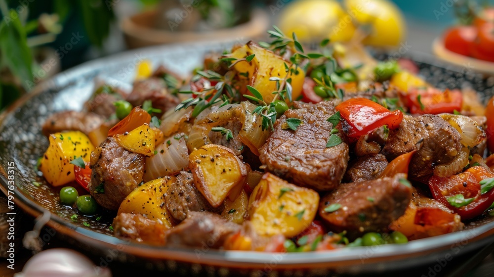 Traditional dishes of the Armenian cuisine Ker-u-sus. Traditional dishes of the Armenian cuisine Ker-u-sus.