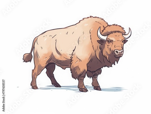 Bison  sturdy bison