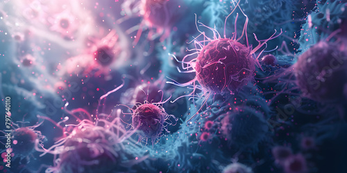 3D illustration showing corona virus MERS virus MiddleEast Respiratory Syndrome,A picture of a virus with the word virus on it,Microbiology microscope bacteria herpes simplex virus .

 photo