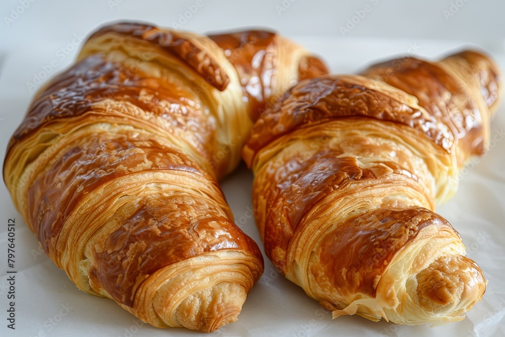 Crusty Edge Delights: Homemade French Croissants with a Twist
