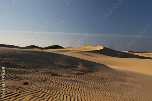 Dunes in Do ana  Huelva Generator AI 