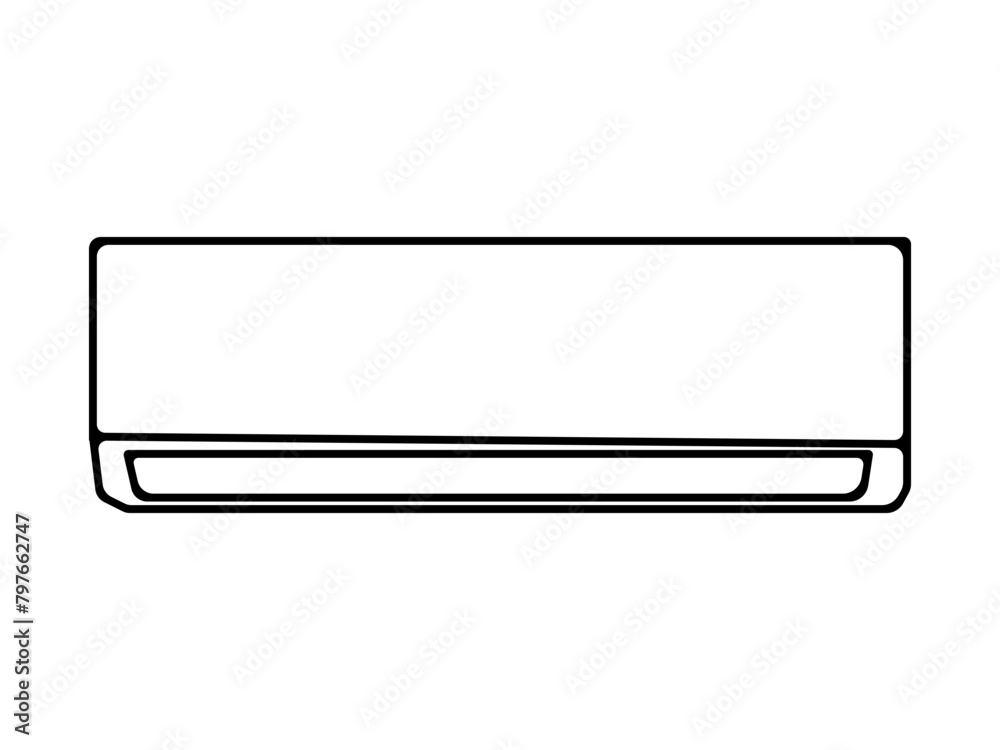 Ac outline design vector Ac outline design vector