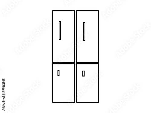 Freez outline design illustration