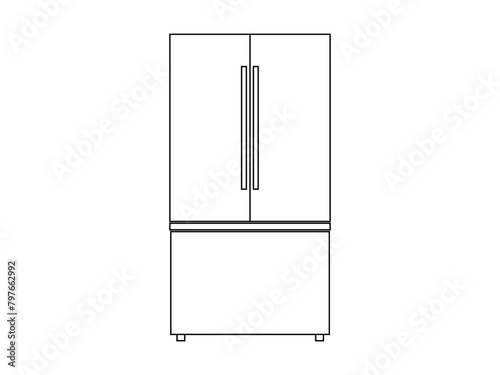 Freez outline design illustration