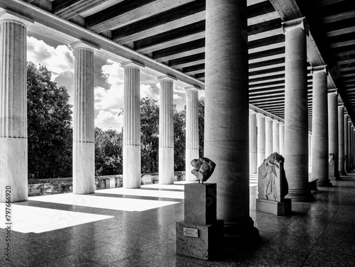 Glimpses of Greece: Stoa Attalosa in Historic Splendor. Photo was taken 19.06.2019