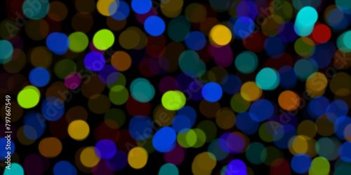 abstract colorful bokeh background