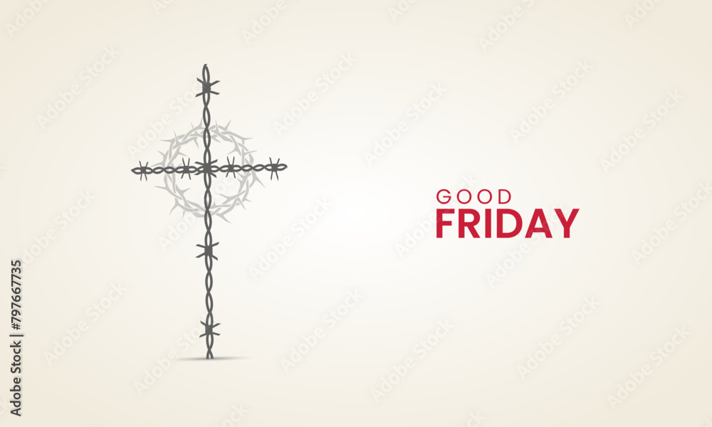 Good Friday, Good Friday Creative design for social media post. Good Friday, Good Friday Creative design for social media post.