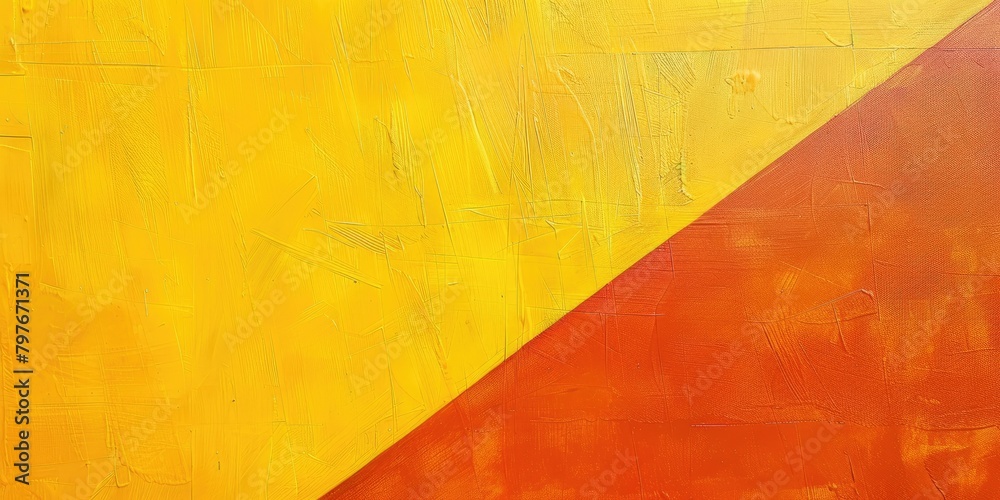 A yellow and red triangle background with a yellow and orange triangle in the middle A yellow and red triangle background with a yellow and orange triangle in the middle