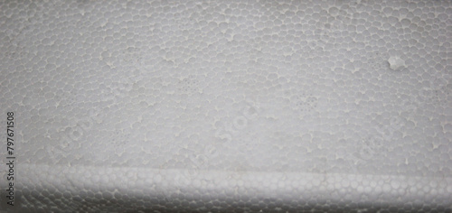 White color polystyrene or thermocol sheet or Thermoplastic textured background. Useful for background.