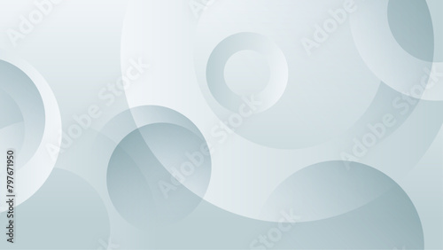 White minimalist abstract background with shapes. For business banner, formal backdrop, prestigious voucher, luxe invite, wallpaper and background
